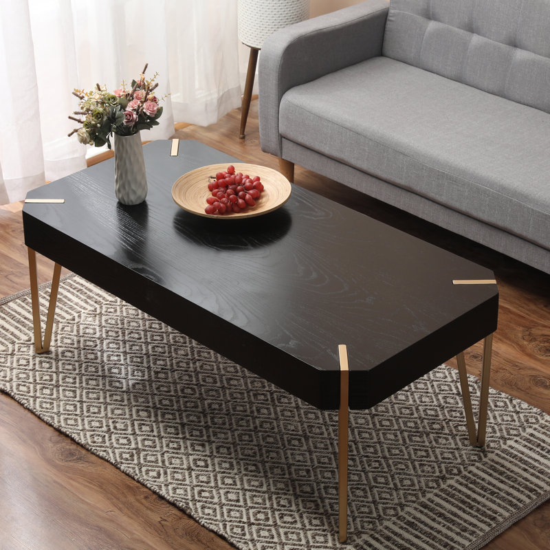 Brayden Studio Wood And Metal Coffee Table & Reviews Wayfair